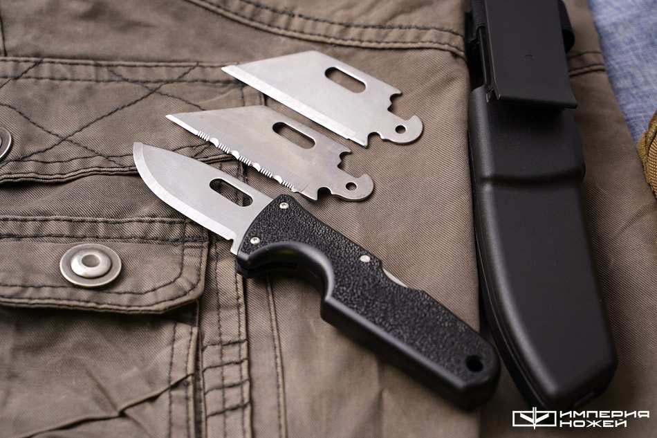 Нож с фиксированным, сменным клинком Click N Cut – Cold Steel