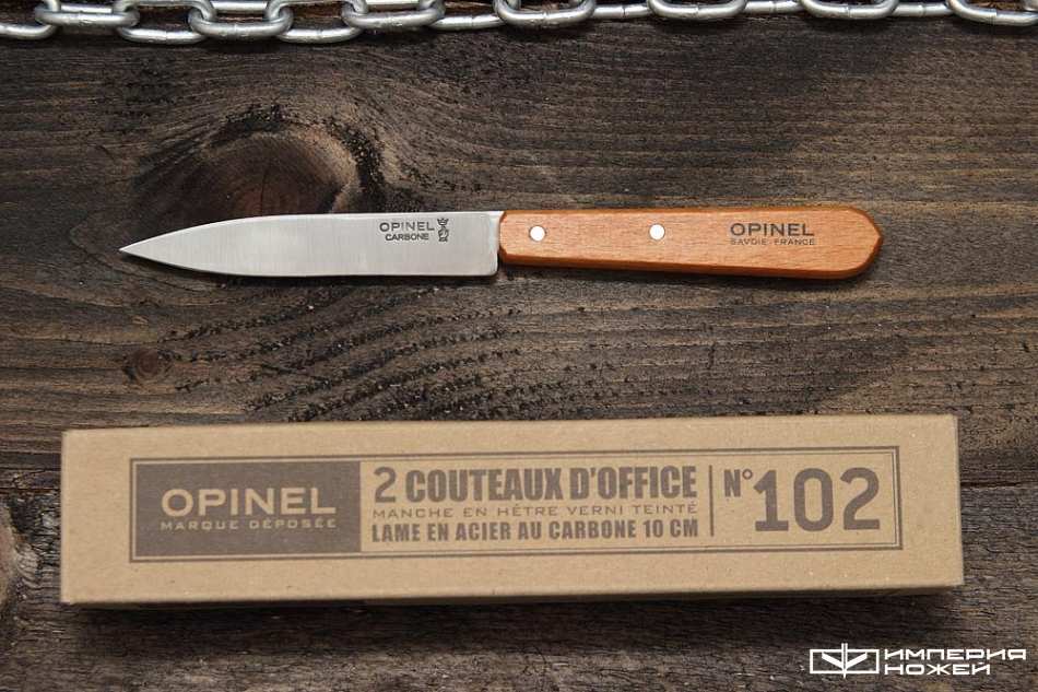 Набор Opinel из двух ножей N°102, углеродистая сталь, для очистки овощей – Opinel