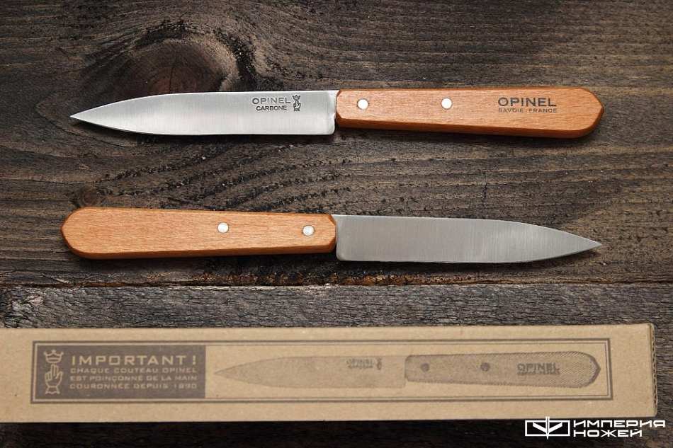 Набор Opinel из двух ножей N°102, углеродистая сталь, для очистки овощей – Opinel фото 2
