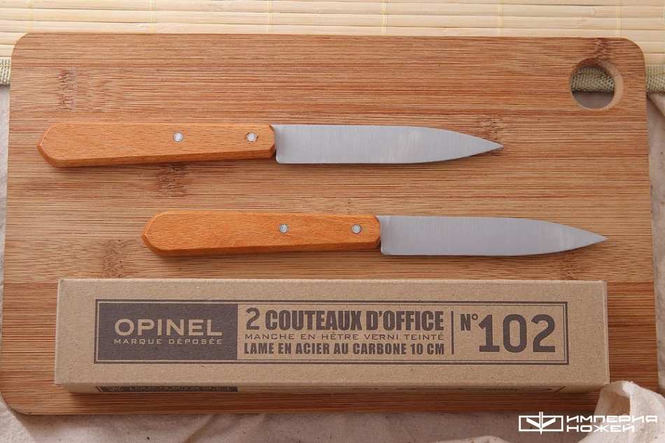 Набор Opinel из двух ножей N°102, углеродистая сталь, для очистки овощей – Opinel фото 5