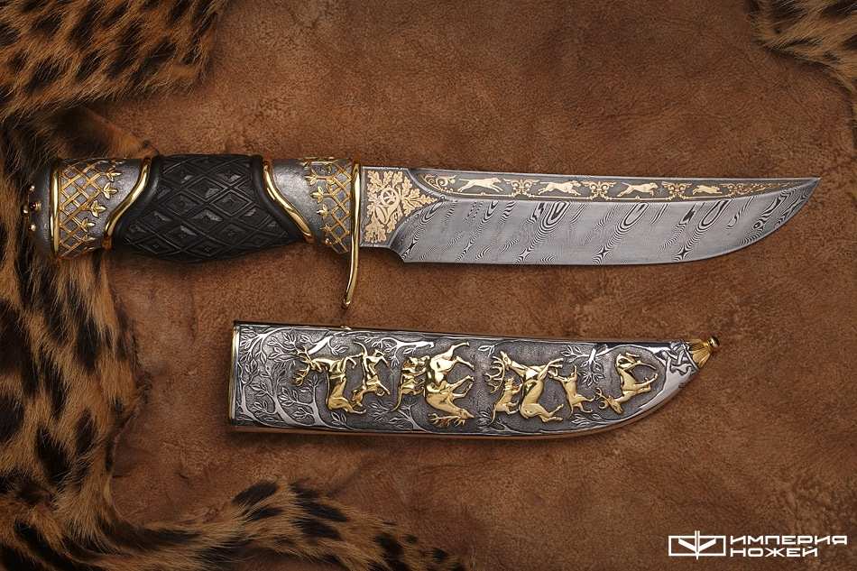 Нож ручной работы Королевская охота – Северная корона