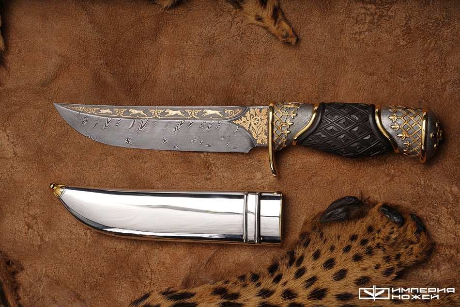 Нож ручной работы Королевская охота – Северная корона фото 4