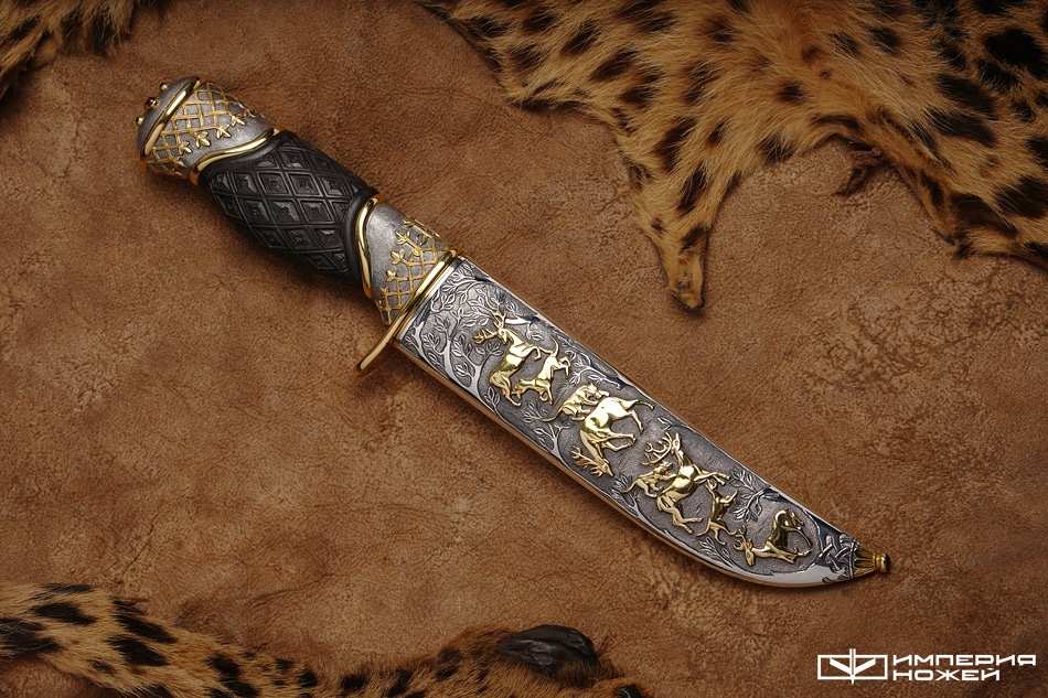 Нож ручной работы Королевская охота – Северная корона фото 7