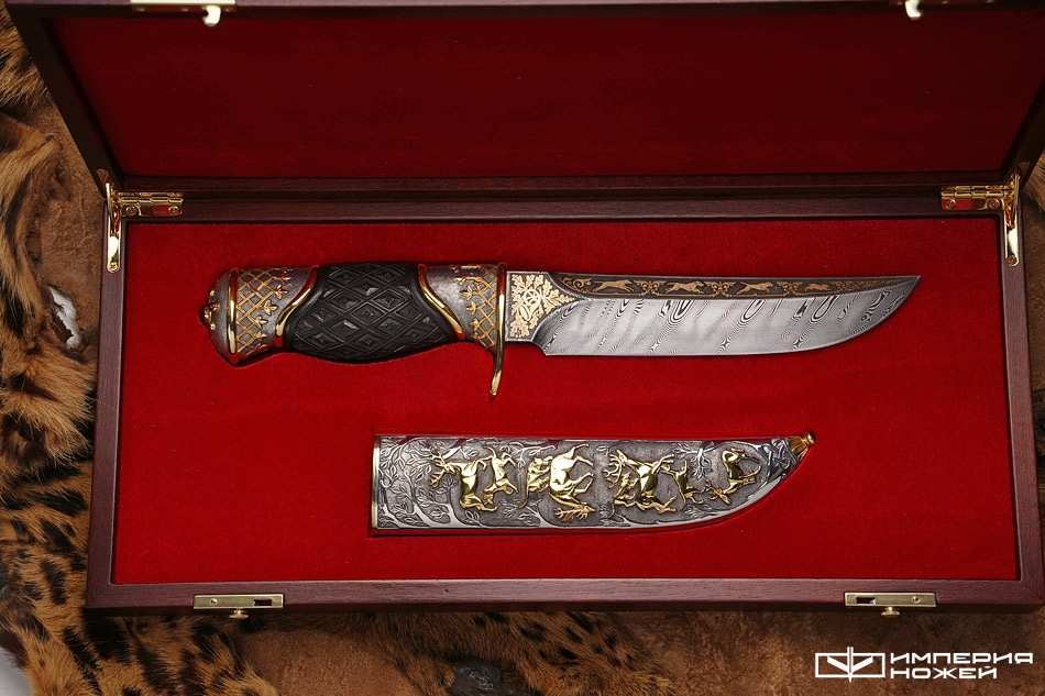 Нож ручной работы Королевская охота – Северная корона фото 8