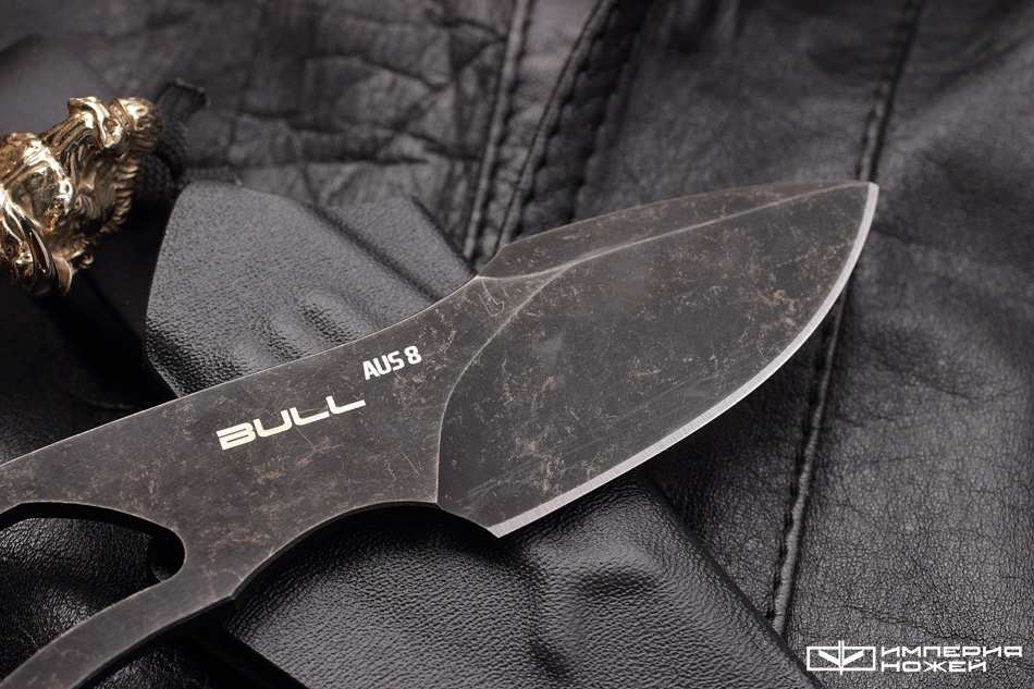 Скелетный нож Bull black stonewashed – Special Knives фото 3