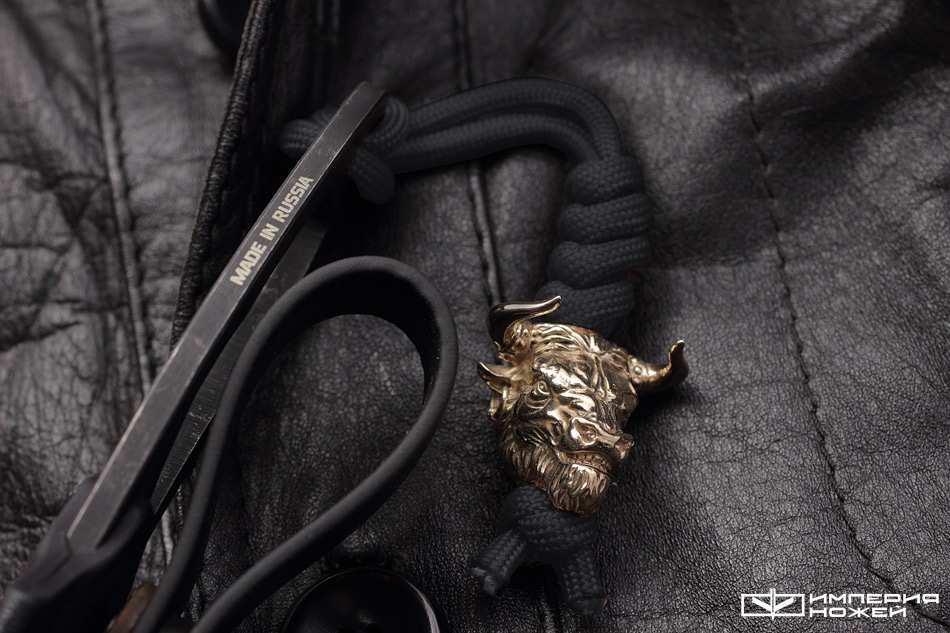 Скелетный нож Bull black stonewashed – Special Knives фото 6
