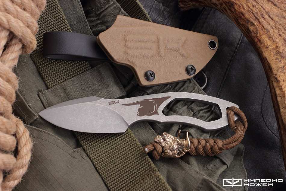 Скелетный нож Bull stonewashed – Special Knives