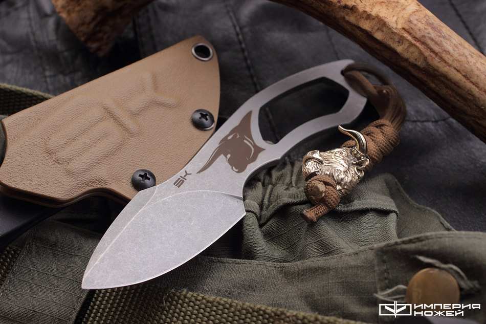 Скелетный нож Bull stonewashed – Special Knives фото 2
