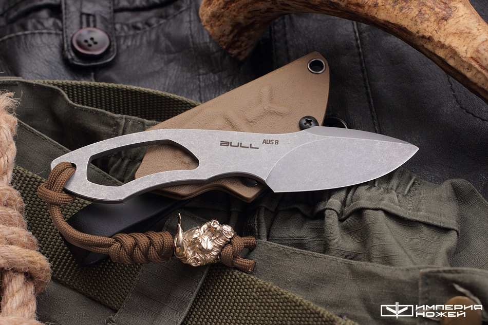 Скелетный нож Bull stonewashed – Special Knives фото 3