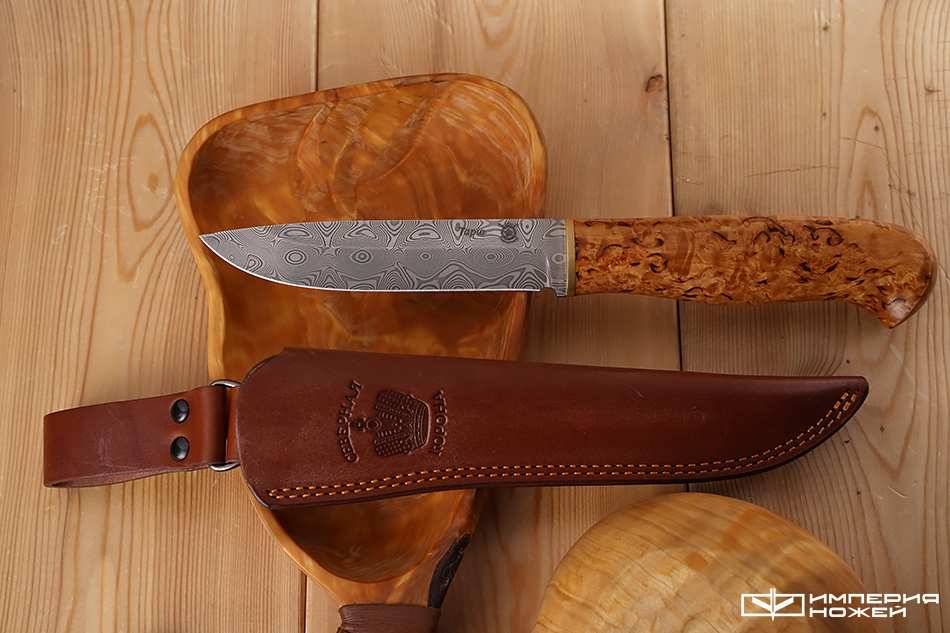 нож финка ручной работы Tapio – Северная корона