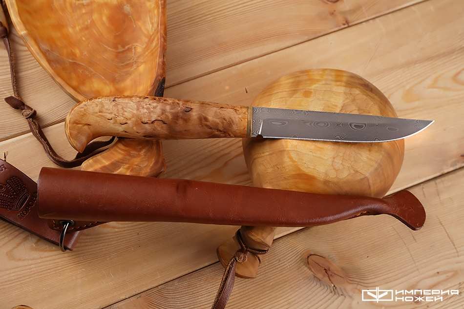 туристический нож ручной работы Ilmari – Северная корона фото 2
