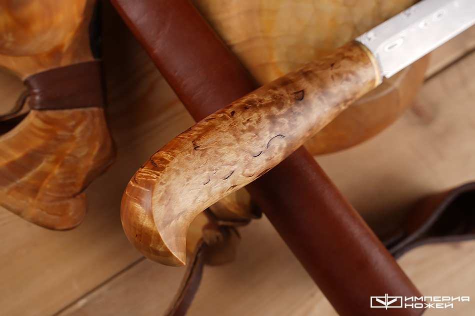 туристический нож ручной работы Ilmari – Северная корона фото 8