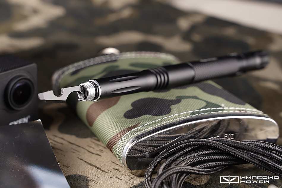 Тактическая ручка - 1 Черная (tool+фонарик) – Mr.Blade фото 3