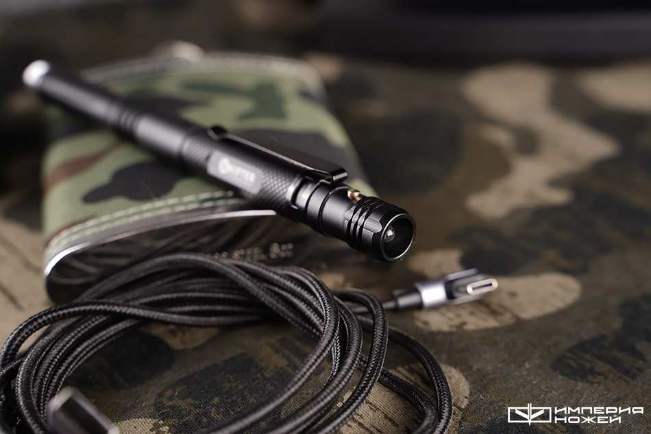 Тактическая ручка - 1 Черная (tool+фонарик) – Mr.Blade фото 8