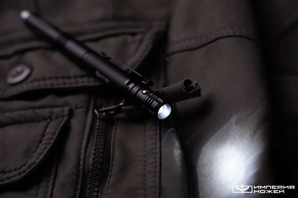 Тактическая ручка - 1 Черная (tool+фонарик) – Mr.Blade фото 9