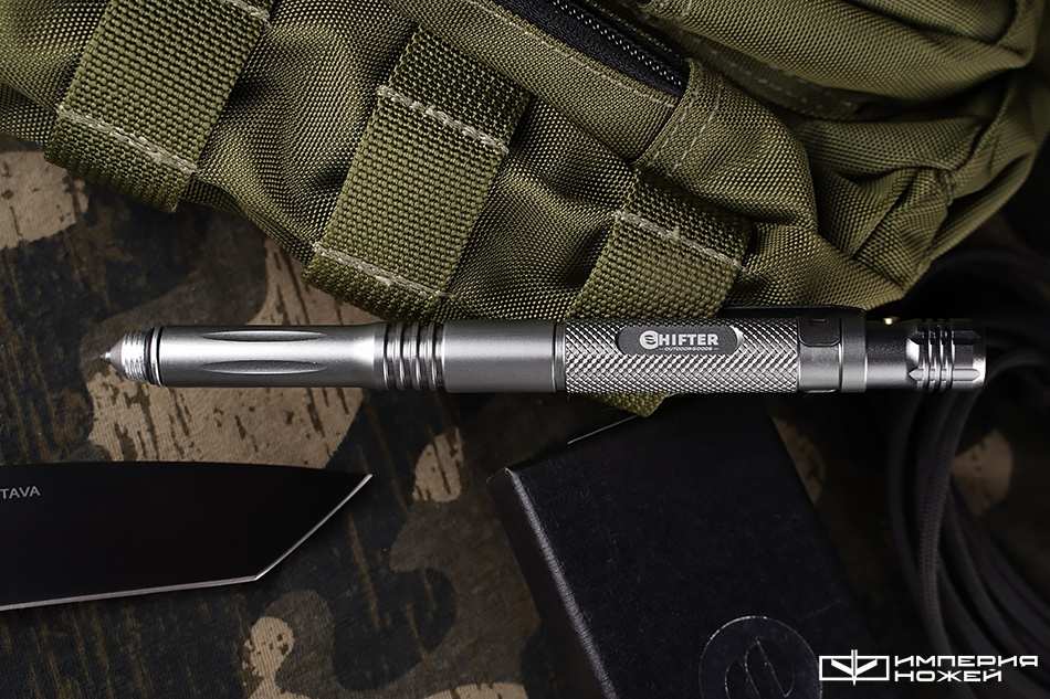 Тактическая ручка - 1 Серая (tool+фонарик) – Mr.Blade фото 2