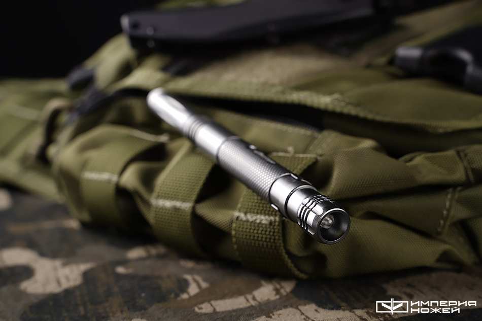 Тактическая ручка - 1 Серая (tool+фонарик) – Mr.Blade фото 4