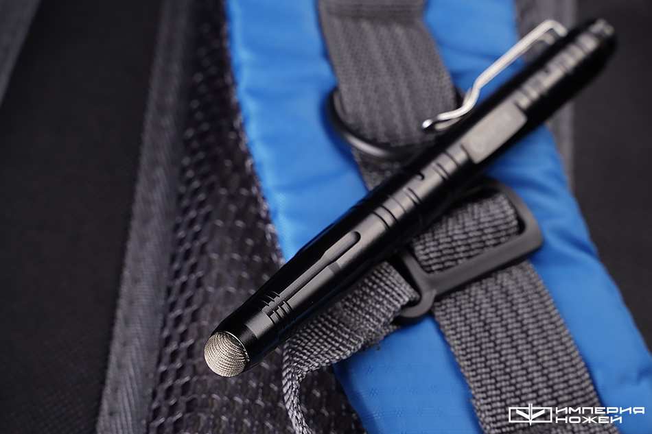 Тактическая ручка - 2 Черная (со стилусом)      – Mr.Blade фото 3