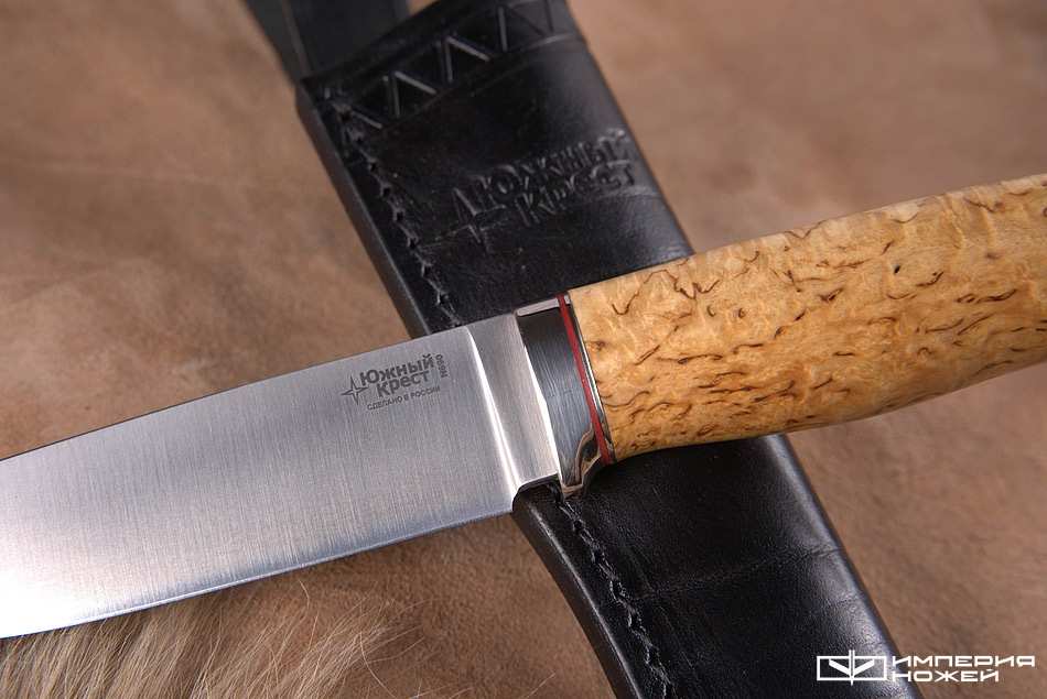 Нож Гризли карельская береза N690 – Южный Крест фото 3