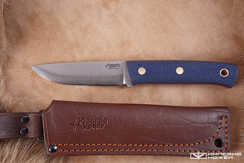 нож M1 микарта синяя N690 – Южный Крест