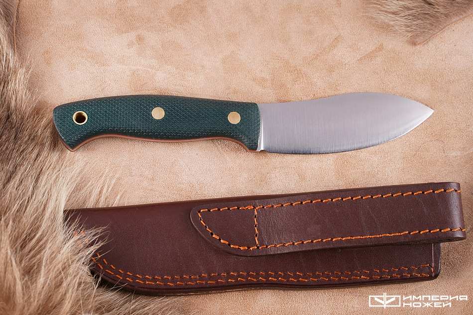 нож Нессмук микарта зеленая N690 – Южный Крест фото 3