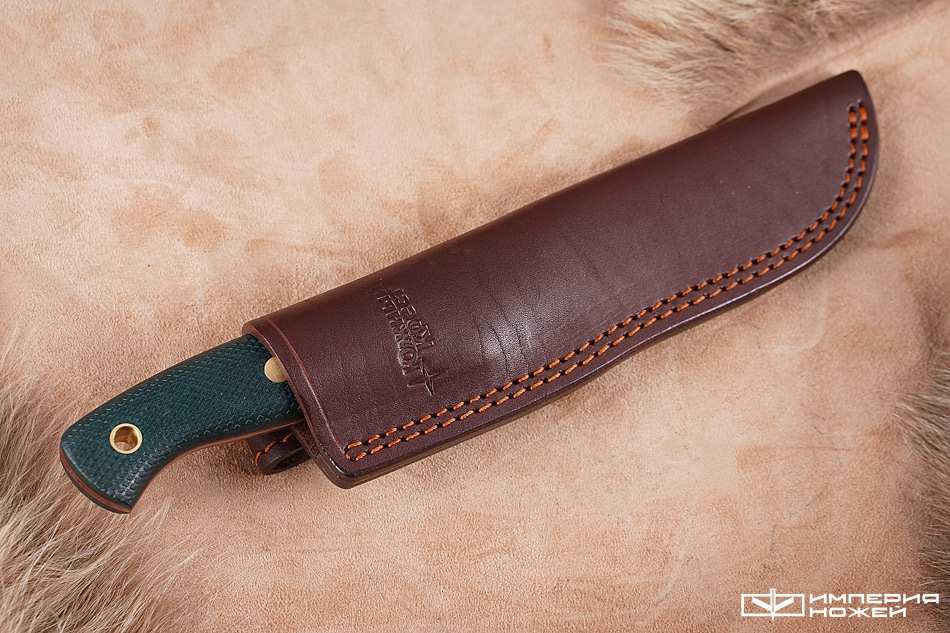 нож Нессмук микарта зеленая N690 – Южный Крест фото 4
