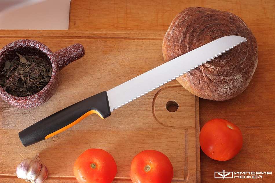 Нож для хлеба  – Fiskars фото 4