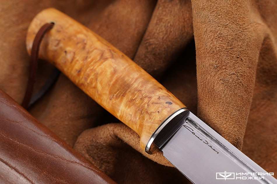 нож Лиман К-110,  карельская берёза – Sander фото 2