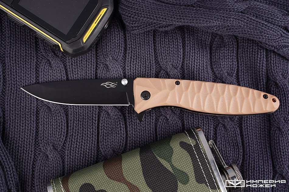 Складной походный нож Ganzo Firebird F620 желтый – Ganzo