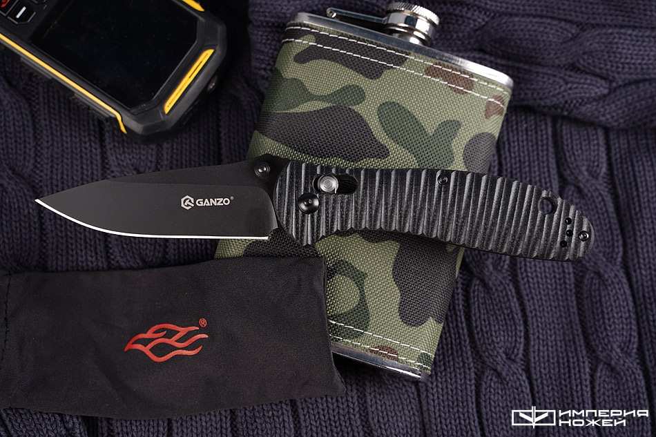 Нож Ganzo G7393P черный – Ganzo