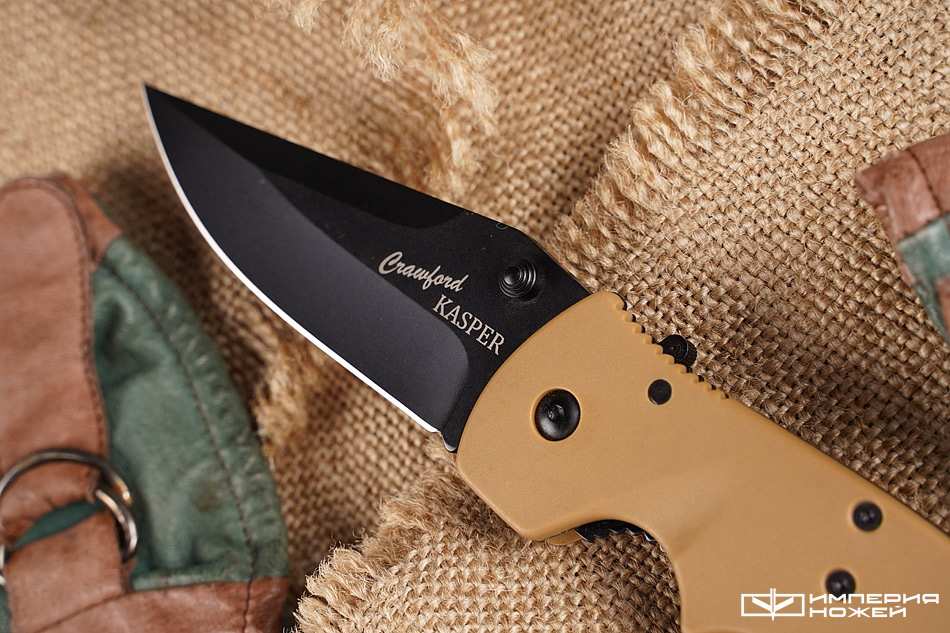 Складной нож Crawford Kasper Desert Black – CRKT фото 2