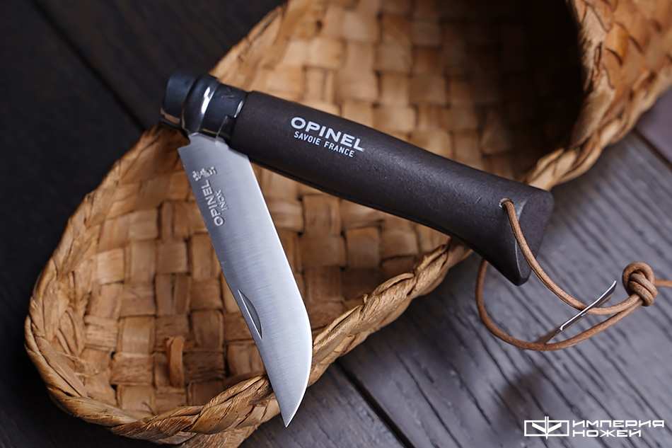 Нож Opinel Trekking №8 черный – Opinel фото 3