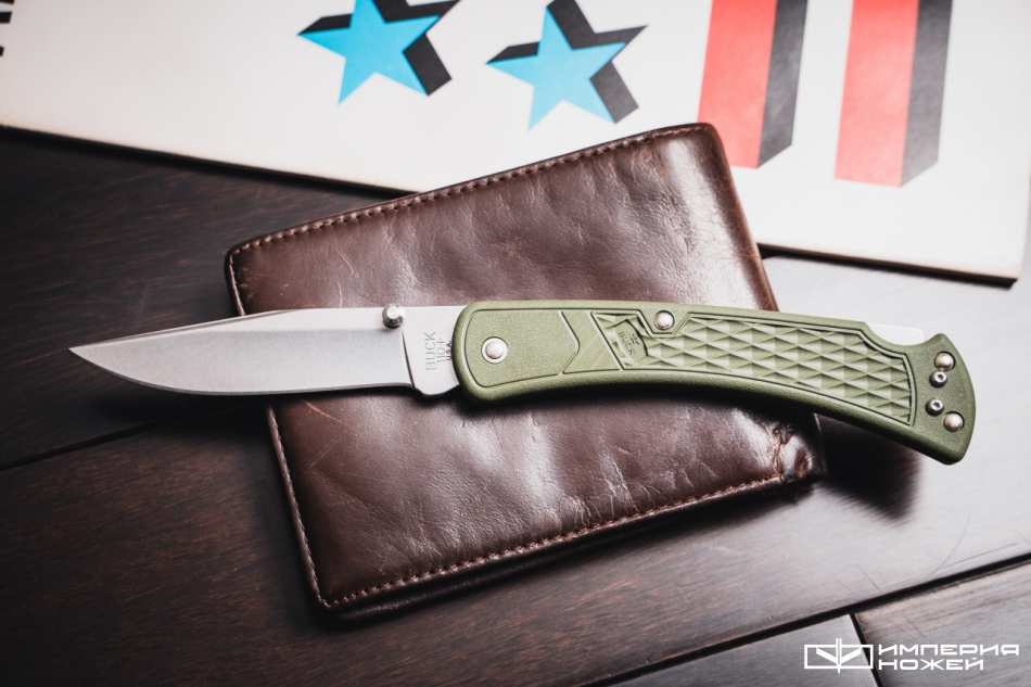 Складной нож 110 Slim Select Green – Buck