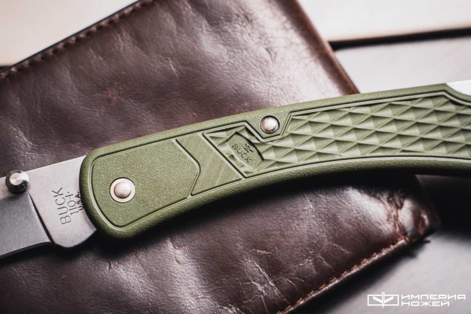 Складной нож 110 Slim Select Green – Buck фото 3
