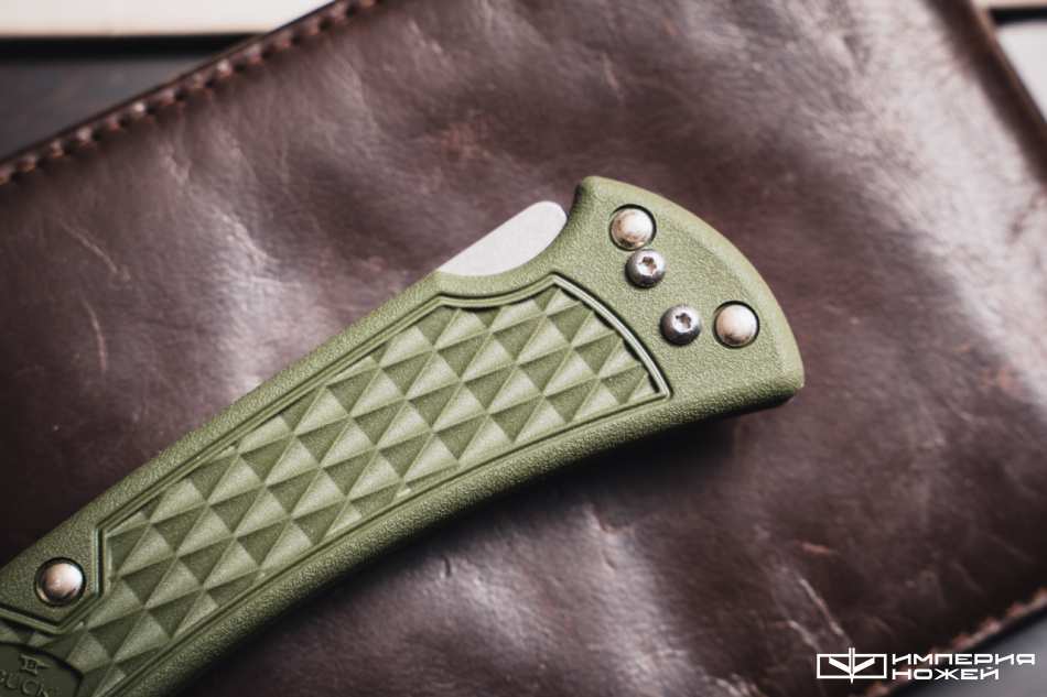 Складной нож 110 Slim Select Green – Buck фото 4