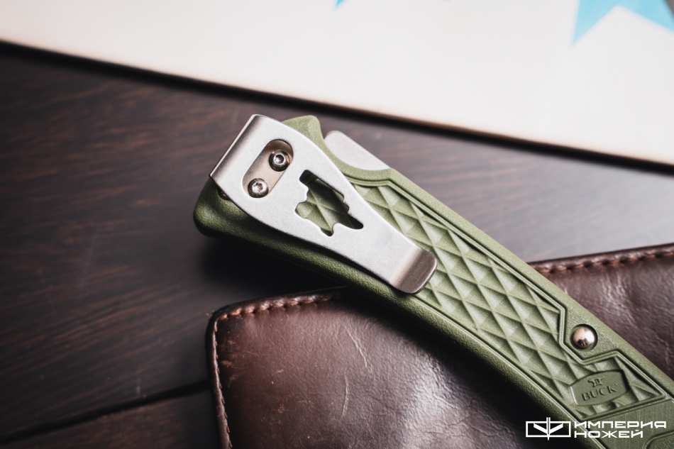 Складной нож 110 Slim Select Green – Buck фото 5