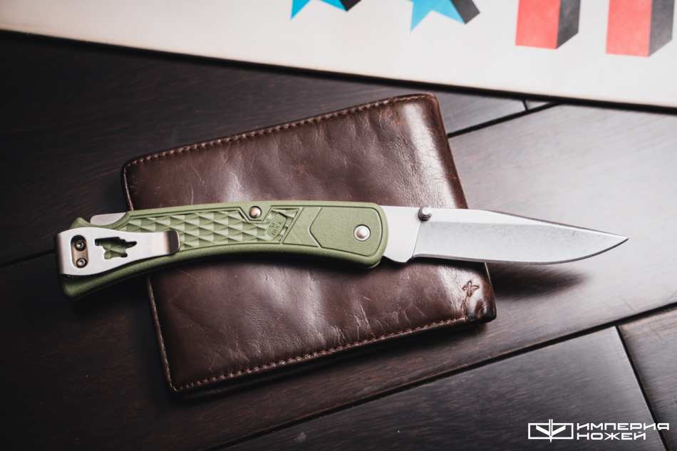 Складной нож 110 Slim Select Green – Buck фото 6