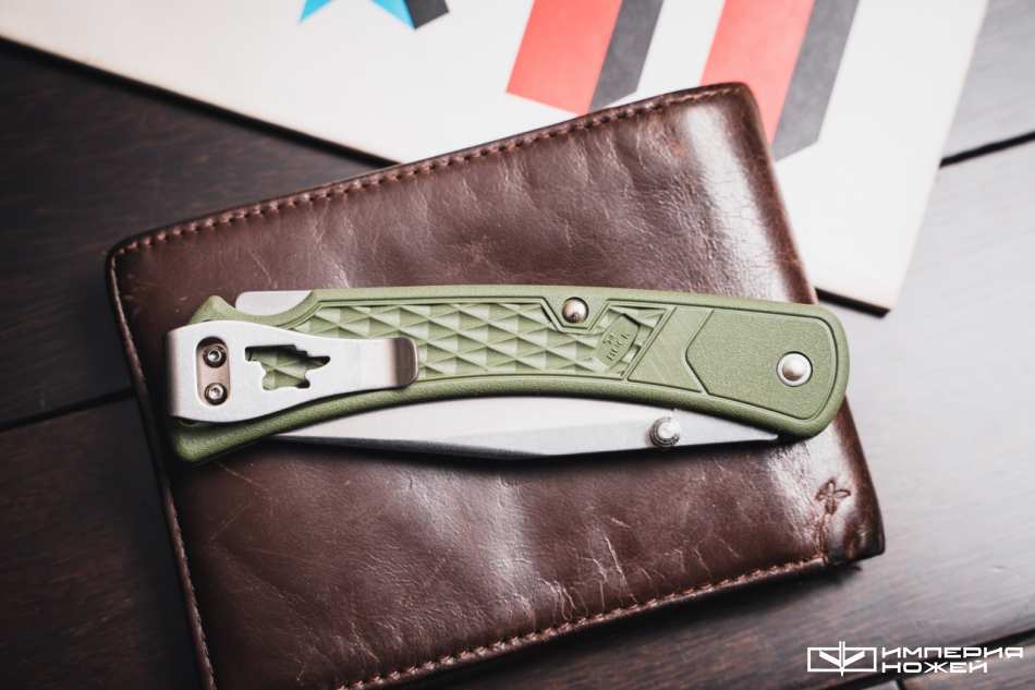 Складной нож 110 Slim Select Green – Buck фото 8