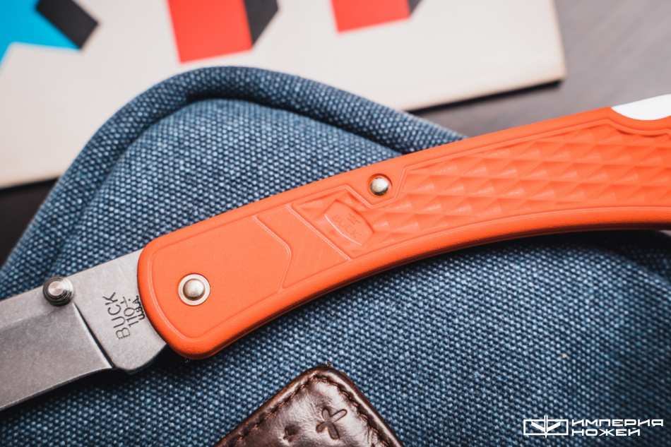 Складной нож 110 Slim Select Orange – Buck фото 3
