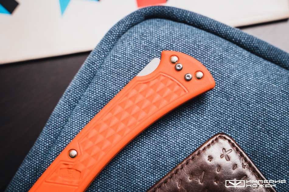 Складной нож 110 Slim Select Orange – Buck фото 4
