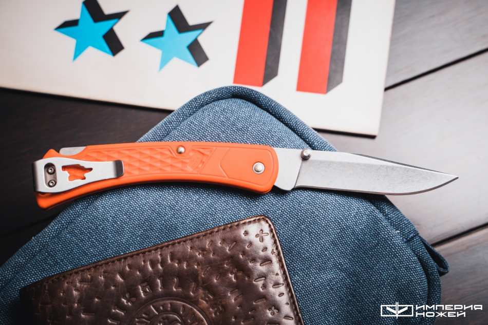 Складной нож 110 Slim Select Orange – Buck фото 6