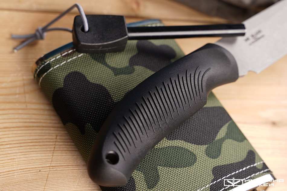Нож с фиксированным клинком Orca с огнивом (Olive Color) – Mr.Blade фото 6