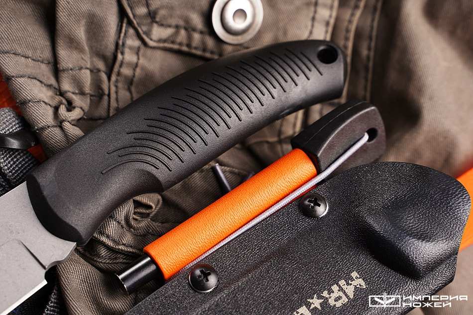 Нож с фиксированным клинком Seal с огнивом (Orange Color) – Mr.Blade фото 3
