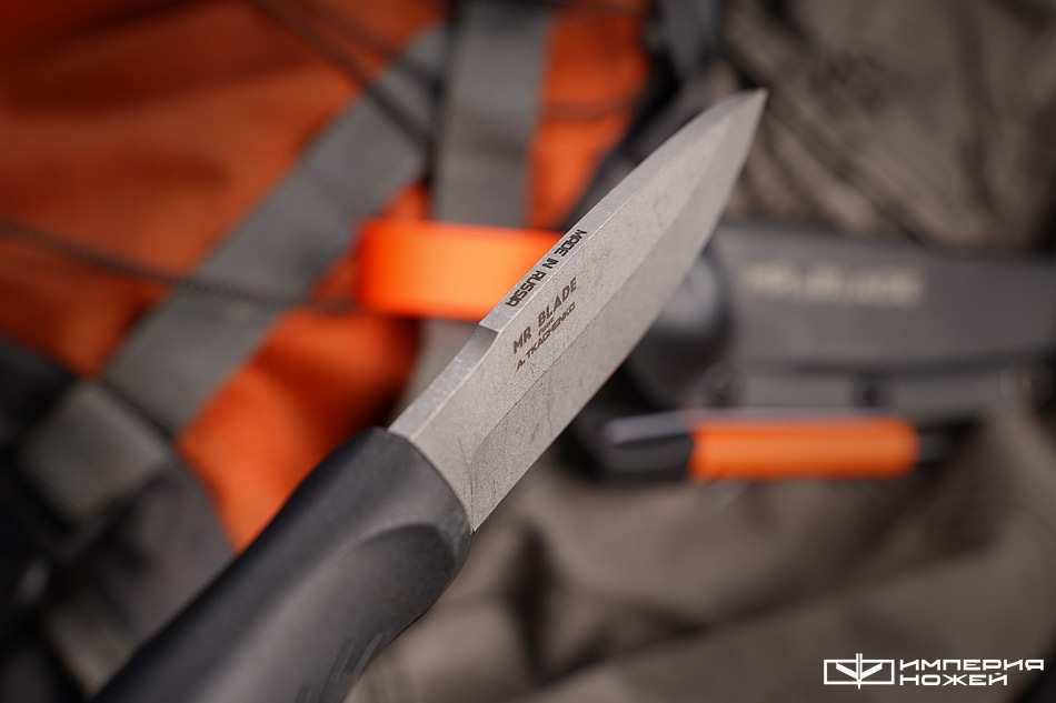 Нож с фиксированным клинком Seal с огнивом (Orange Color) – Mr.Blade фото 5