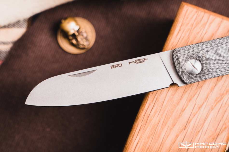 Складной нож Bro Микарта Satin – N.C.Custom фото 2