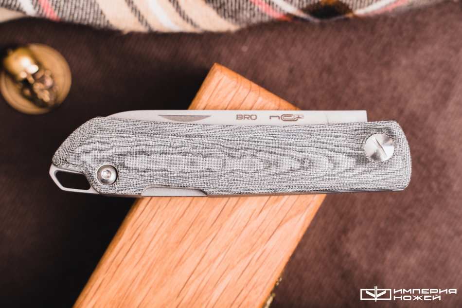 Складной нож Bro Микарта Satin – N.C.Custom фото 4