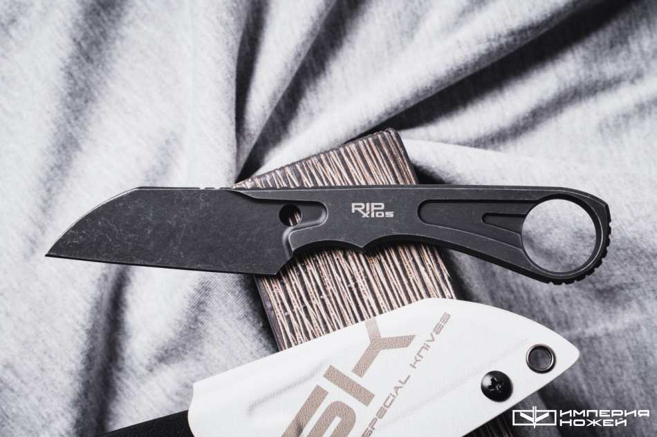 Скелетный нож RIP Blackwash White Kydex (Белый кайдекс) – Special Knives