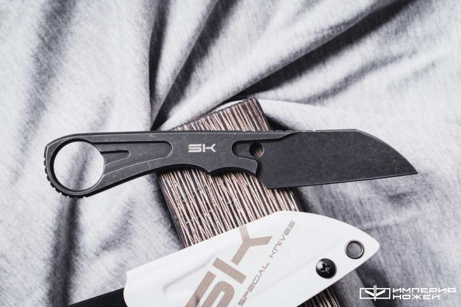 Скелетный нож RIP Blackwash White Kydex (Белый кайдекс) – Special Knives фото 2