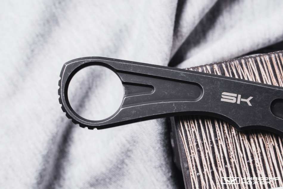 Скелетный нож RIP Blackwash White Kydex (Белый кайдекс) – Special Knives фото 3