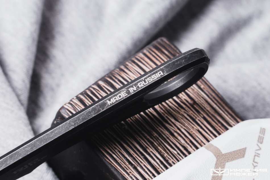Скелетный нож RIP Blackwash White Kydex (Белый кайдекс) – Special Knives фото 5